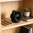 thumbnail image 4 of XIBUFE 2026 New Wooden Knot for Coffee Table Decor Shelf Decor Boho Home Decor,Modern Farmhouse Bookshelf Decorative Objects Wood Chain Link for Living Room (Black), 4 of 4