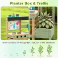 thumbnail image 6 of Mud Kitchen With Planter Box and Trellis, Working Faucet, Stove Burners, Rotary Knobs, 6 of 8
