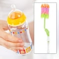 thumbnail image 3 of Stri 1Pc Baby Bottle Brush Feeding Bottle Cleaning Brush Long Plastic Handle Brush, 3 of 7