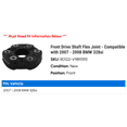 thumbnail image 2 of Front Drive Shaft Flex Joint - Compatible with 2007 - 2008 BMW 328xi, 2 of 2