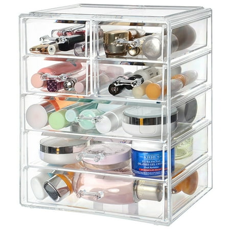 Acrylic Makeup Organizer With 7 Drawer - Acrylic Makeup Box Acrylic Makeup Organizer With 7 Drawer - Acrylic Makeup Box
