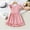 Pink, variant on HOMADLES Toddler Dress for Girls Solid Short Sleeve Stretch Breathable Layered Princess Dress Red 3 T