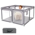 thumbnail image 3 of Joypony Extra-Large Baby Playpen, 50 x 50 x 27 in, Activity Play Yard for Baby, Breathable Mesh, 3 of 8