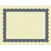 Great Papers! Parchment Certificate, Metallic Blue Border, 8-1/2" x 11", 100 Count