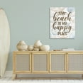 thumbnail image 3 of Stupell Industries Beach Happy Place Typography Painting Gallery Wrapped Canvas Art Print Wall Art, 30 x 40, 3 of 8