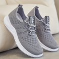 thumbnail image 5 of AUDeals Womens Slip On Shoes Ultra Lightweight Breathable Walking Shoes Non Slip Athletic Running Fashion Workout Gym Sneakers (Grey, 7), 5 of 9