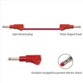 thumbnail image 5 of 4 Uds. Cables de Prueba MultíMetro Cable Puente LíNea AláMbrica Seguridad 4Mm Conector Tipo Banana Herramienta de Prueba RetráCtil Rojo Negro, 5 of 5