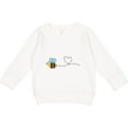thumbnail image 2 of Inktastic Cute Flying Bumble Bee Toddler Sweatshirt, 2 of 4