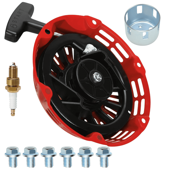 Recoil Pull Starter for Predator 196cc 212cc 6.5hp Coleman CT200U CT200U-EX BT200X KT196 Baja MB200 Trailmaster Hammerhead Massimo Harbor Freight GX120 GX160 Mini Bike Go Kart Cart