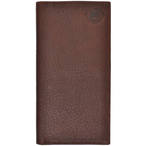 JUSTIN Justin Wallet Mens Rodeo Workboots Leather Checkbook Briar