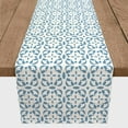 thumbnail image 2 of Creative Products Tile Pattern Blue 5 16 x 90 Poly Twill Table Runner, 2 of 3