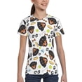 thumbnail image 4 of Fuzoiu Rottweiler Print Boys' Casual T-Shirt,Crewneck Undershirts,Boys Athletic Shirt,Short Sleeve T-Shirts for Outdoor Play, 4 of 7