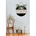 thumbnail image 3 of In This Kitchen We Dance Door Sign Home Decor Round Wood Wreaths Wall Hanging Sign Farmhouse Porch Sign Front Door Decoration for Housewarming Gift All Seasons Holiday,12In, 3 of 5