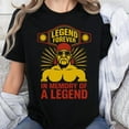 thumbnail image 2 of Unisex RIP Hulk Hogan 1953-2025- Hulkamania - Legends Never Die T-Shirt, Sizes S-5XL, Tbun, 2 of 5