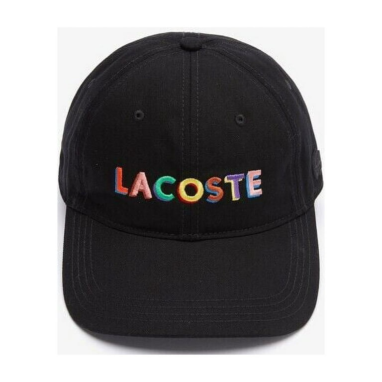 Lacoste Cotton Cap Senior - Casquette Lacoste Homme - Zwart