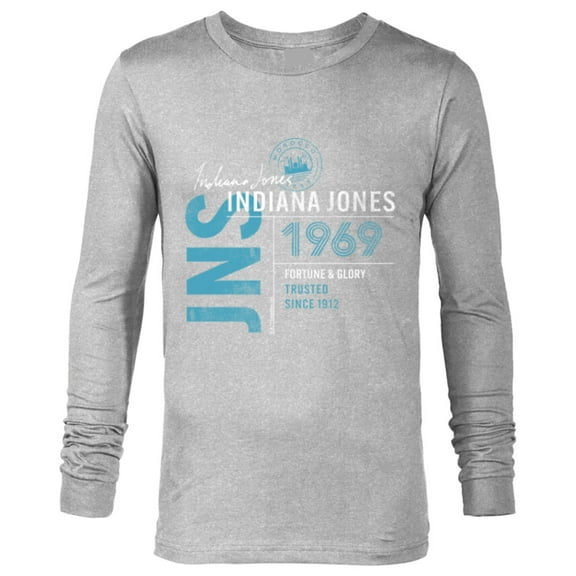 Lucasfilm Indiana Jones and the Dial of Destiny 1969 Trusted - Long Sleeve T-Shirt for Men - Customized-Athletic Heather