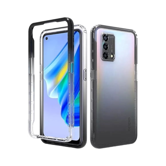 Funda 360 Degradada Uso Rudo Cely Vesmir Para Oppo A54 Negro