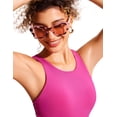 thumbnail image 4 of CRZ YOGA Racerback Bikini Tops for Women Padded High Neck Modest Swim Sports Bathing Bra, 4 of 6