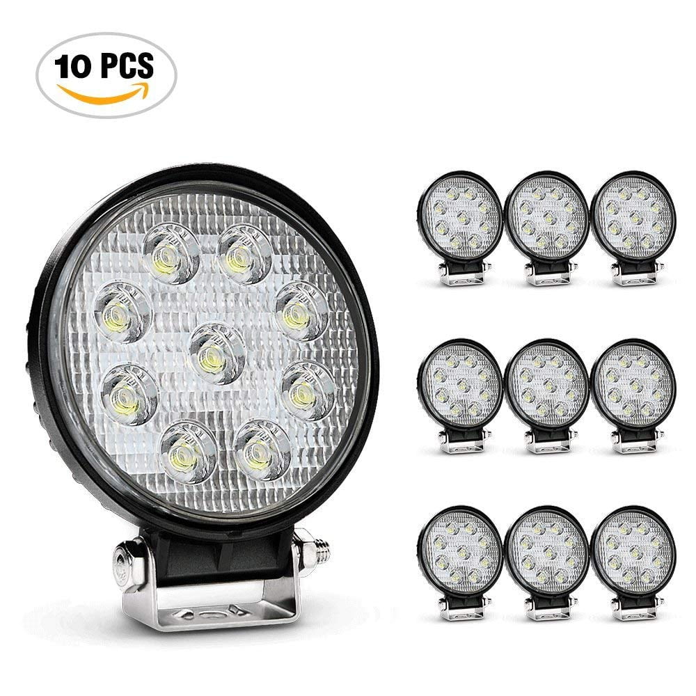 2X 7Inch LED Car LED Work Lights Spot Fog Lamps Off-Road ATV 5100LM Super Bright 
