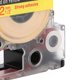 thumbnail image 4 of Cinta De Etiquetado, Fabricación De Etiquetas Adhesivos PET Adhesivos Fuertes Para SR230C SR230CH SR530C SR550C SR3900C ZAQW rojo sobre fondo amarillo, 4 of 8