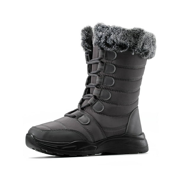 Gomelly Snow Boots for Women Men Waterproof Winter Boots Wide Width