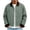 Army Green, variant on Men Short Barn Jacket, Button Down Vintage Casual Work Jakcet with Patch Pockets, Spring Fall Outdoor Wear