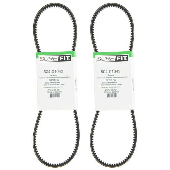 SureFit Drive Belt for Ariens 07204700 ST 524 624 724 Sno-Thro Snow Blower 2PK