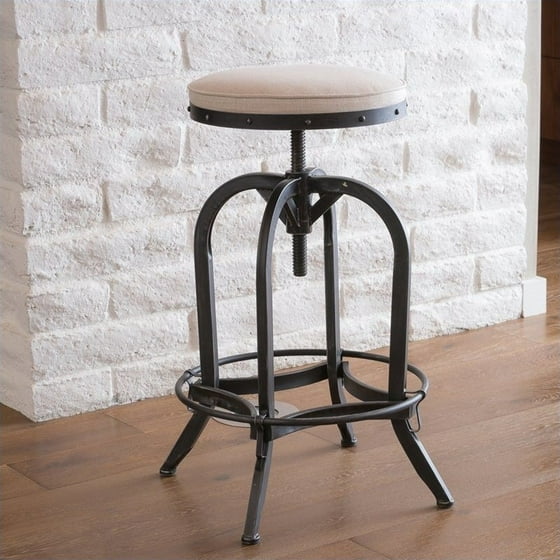 T Home 26 Gardner Swivel Bar Stool In Off White Com