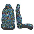 thumbnail image 3 of Sikiie Love Music Car Seat Protector 2 Pack Car Seat Cushion Mat, Car Seat Covers for SUV, Truck, Van, 3 of 7