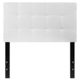 thumbnail image 6 of Emma + Oliver Quilted Tufted Upholstered Twin Size Headboard in White Fabric, 6 of 7