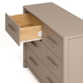thumbnail image 4 of Art of Nursery by Storkcraft Malta 6 Drawer Dresser - Taupe, 4 of 12