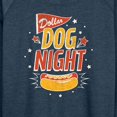 thumbnail image 3 of Instant Message - Dollar Dog Night - Women's Lightweight French Terry Long Sleeve Shirt, 3 of 6