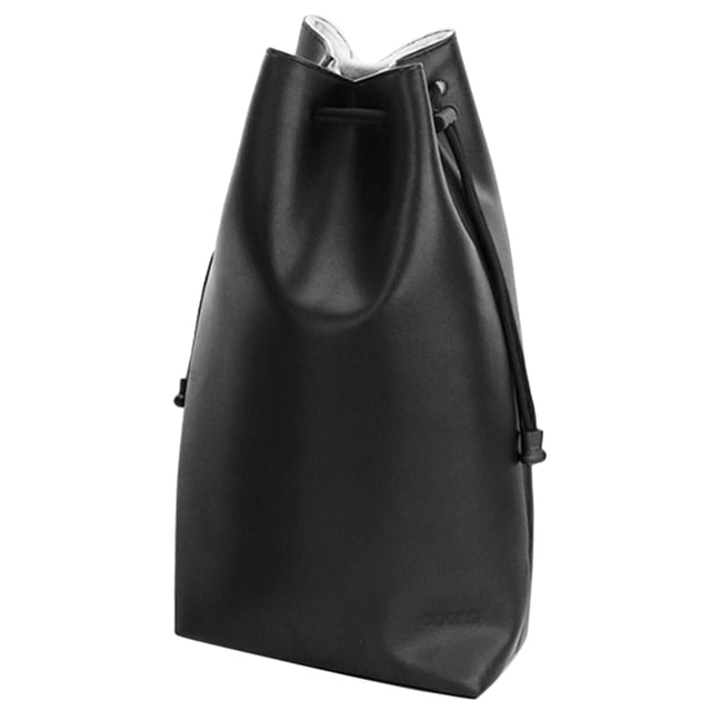 Bolsas portátiles para de pelo PU a prueba de polvo, organizador de caja de almacenamiento de viaje, gran capacidad para alisadores de maquill negro Sunnimix Estuche de almacenamiento para secador de pelo