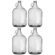 Home Brew Ohio One Gallon Glass Jug with 38mm Metal Cap Set of 4