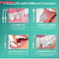 thumbnail image 3 of WATERPIK Hydropulseur Sans Fil Nettoyeur de Dents Portable Fil Dentaire 8 Embouts Jet, 3 of 5