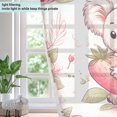 thumbnail image 4 of Koalas Strawberry Blackout Curtains Thermal Insulation 63 inch Grommet for Bedroom Living Room Bathroom Kitchen Windows 2 Pack, 4 of 6