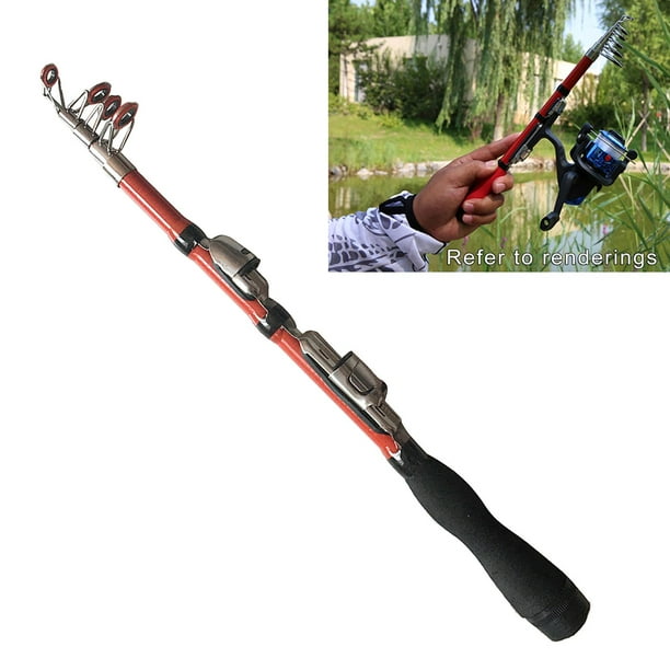 Hard Style Carbon Fiber Portable Telescopic Fishing Rod Powerful Freshwater  Saltwater Pole for Fishing Amateur - .0m .0m