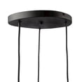 thumbnail image 4 of Artcraft Lighting Conic 3 Light Pendant Black, 4 of 10