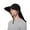 Black, variant on Outdoor Sun Hat for Men with UV Protection Safari Cap Wide Brim Fishing Hat with Neck Flap, for Dad