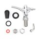 thumbnail image 1 of G5/8 Stainless Steel Adjustable Beer Faucet Pull Shank for Home Bar (Silver), 1 of 4