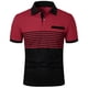 thumbnail image 1 of Camisas de Manga Larga para Hombres Casual Botón Sólido Suéter Camiseta Solapa, Poliéster Ligero para Primavera Verano, 1 of 1