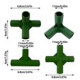 thumbnail image 3 of 20 piezas conectores de marco de invernadero 11mm, conector de construcción de PVC de plástico, conector de bastones para marco de jardín, 3 of 4