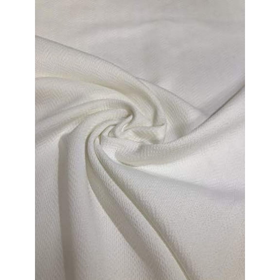 Polyester Non-Stretch Knit w/ Tiny Chevron Design