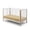 Natural wood and White, variant on Sorelle Happy Lux 3-in-1 Crib