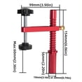 thumbnail image 5 of Yammee Stable Woodworking benches Dog Clamps 19/20mm Adjustable Aluminum Grip Tool, 5 of 10