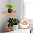 thumbnail image 1 of TAILTOSS Small Wood Floating Shelf for Storage Holder with Oak Material in Office 1Pack, 1 of 6