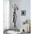 thumbnail image 2 of Pilaster Designs Iowa 12-hook Transitional Metal Coat and Hat Rack in Bronze, 2 of 4