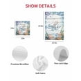 thumbnail image 7 of Octopus Coastal Kitchen Dish Towels for Drying Dishes Set of 3, Summer Nautical Starfish Coral Grey Wooden Waffle Weave Microfiber Hand Tea Bathroom Towels Quick Dry & Absorbent Towel 15.7x23.6, 7 of 7