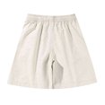 thumbnail image 4 of KPOPLK Mens Casual Shorts Cotton Drawstring Shorts Summer Beach Stretch Twill Chino Golf Shorts S-5XL Size XL,White, 4 of 6