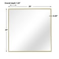 thumbnail image 5 of Uttermost Alexo Gold Square Mirror, 5 of 10
